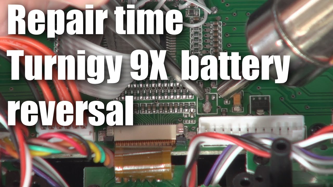 Repairing a Turnigy 9X after battery reversal