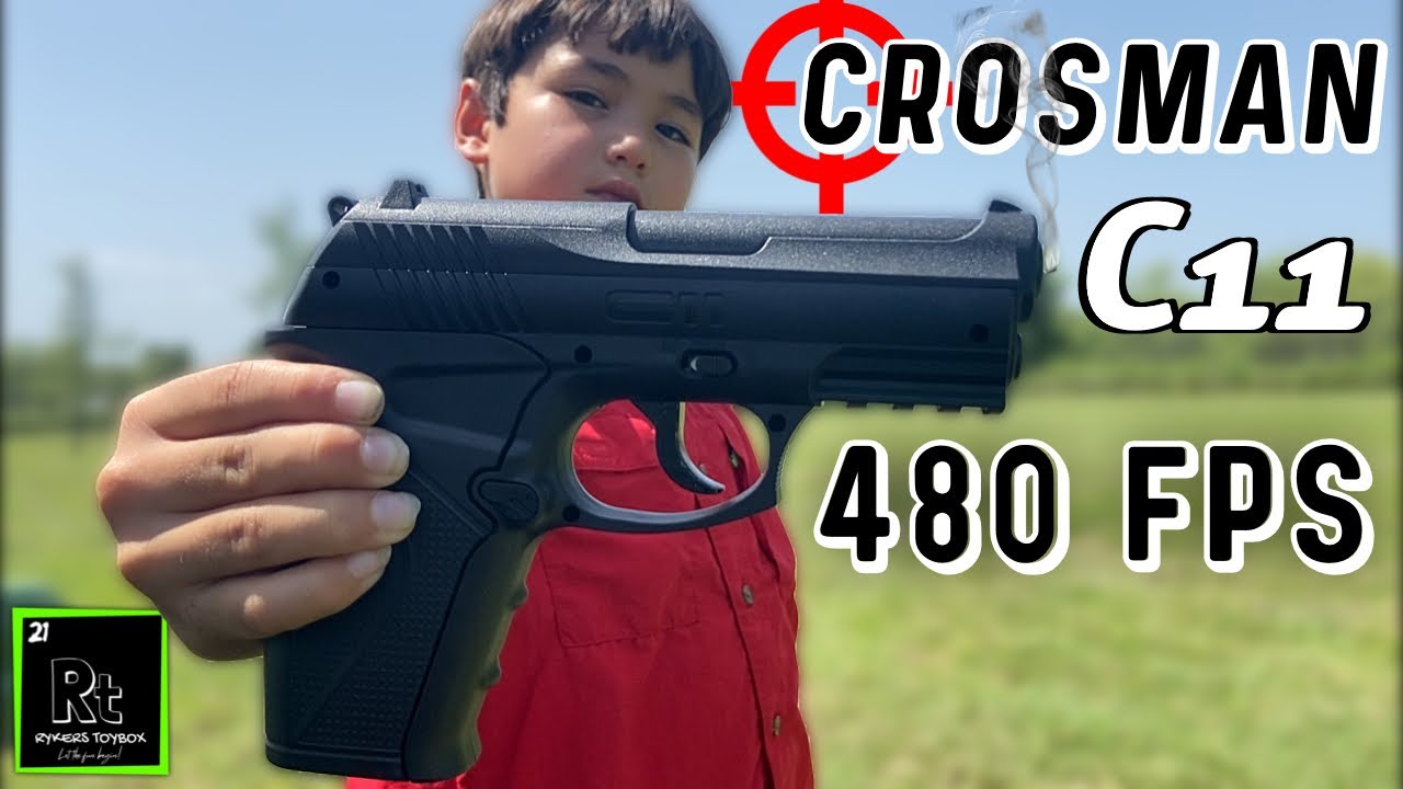 Crosman C11 BB Gun Pistol Unbox & Review