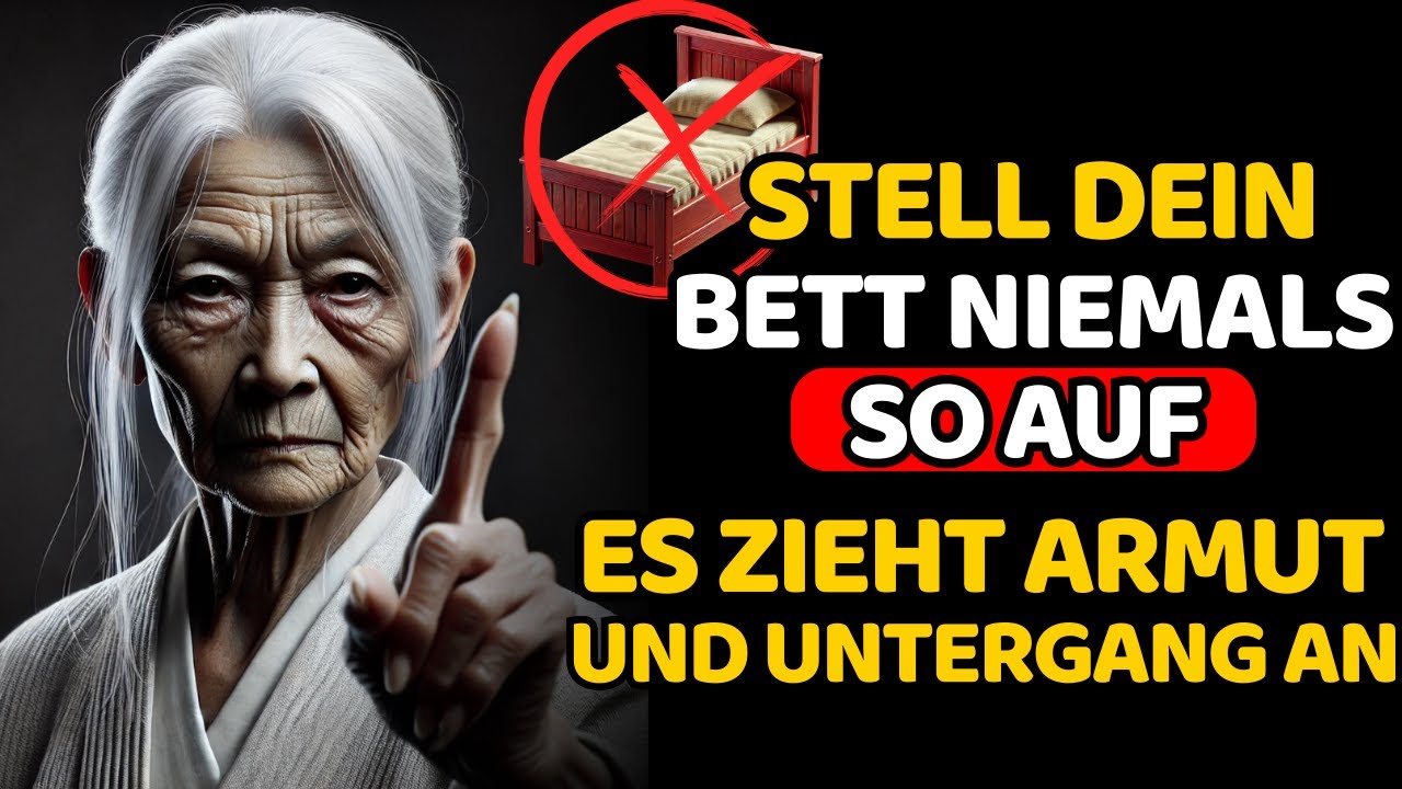 Stelle Dein BETT NIEMALS auf DIESE WEISE auf, sonst vertreibst Du Geld und Glück | Feng Shui