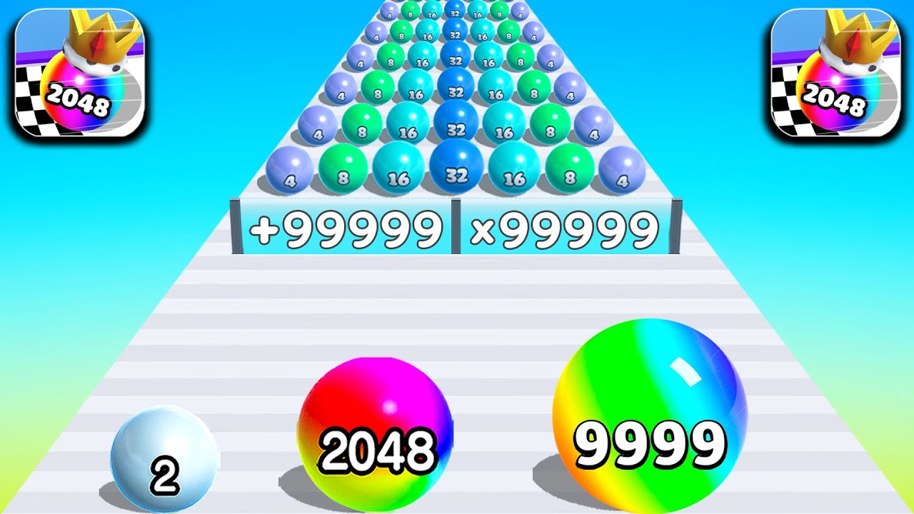 Ball Run 2048, Jelly Run 2024, AZ Run .. Top TikTok Gameplay Videos Satisfying Mobile Game Levels YD