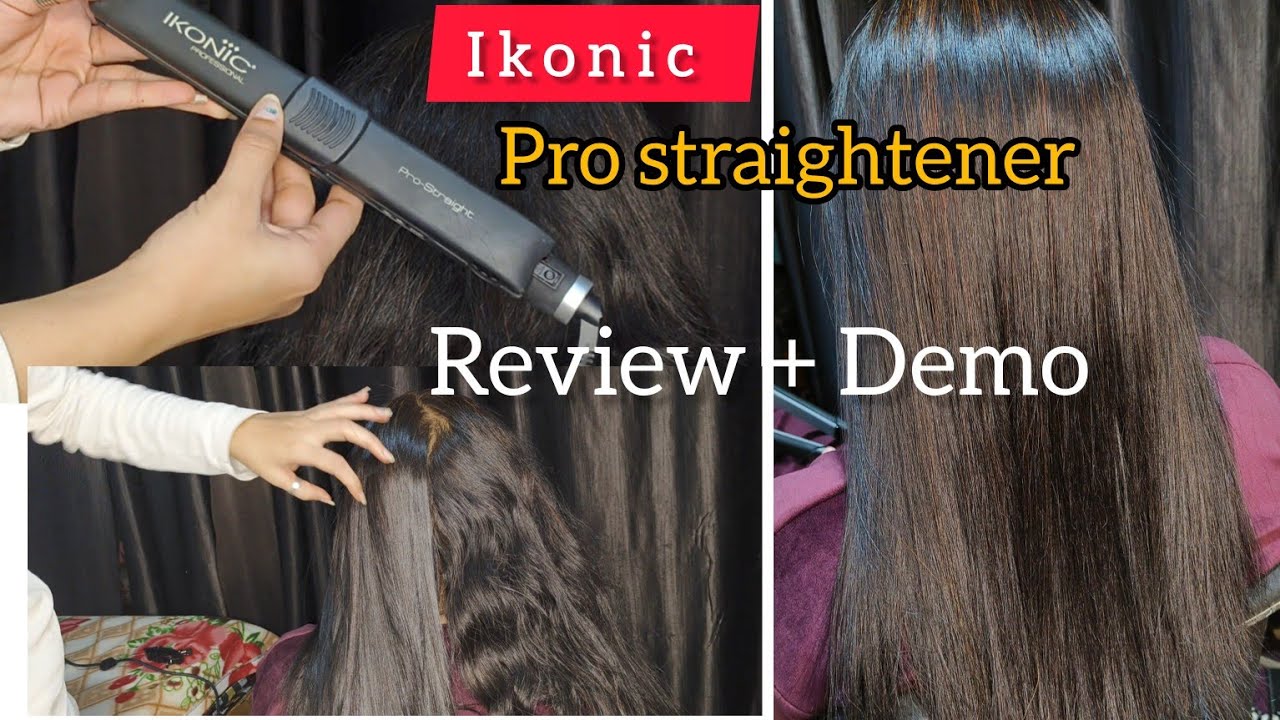 Ikonic pro straightener | Review and Demo | Professional hair tool | best hair straightener