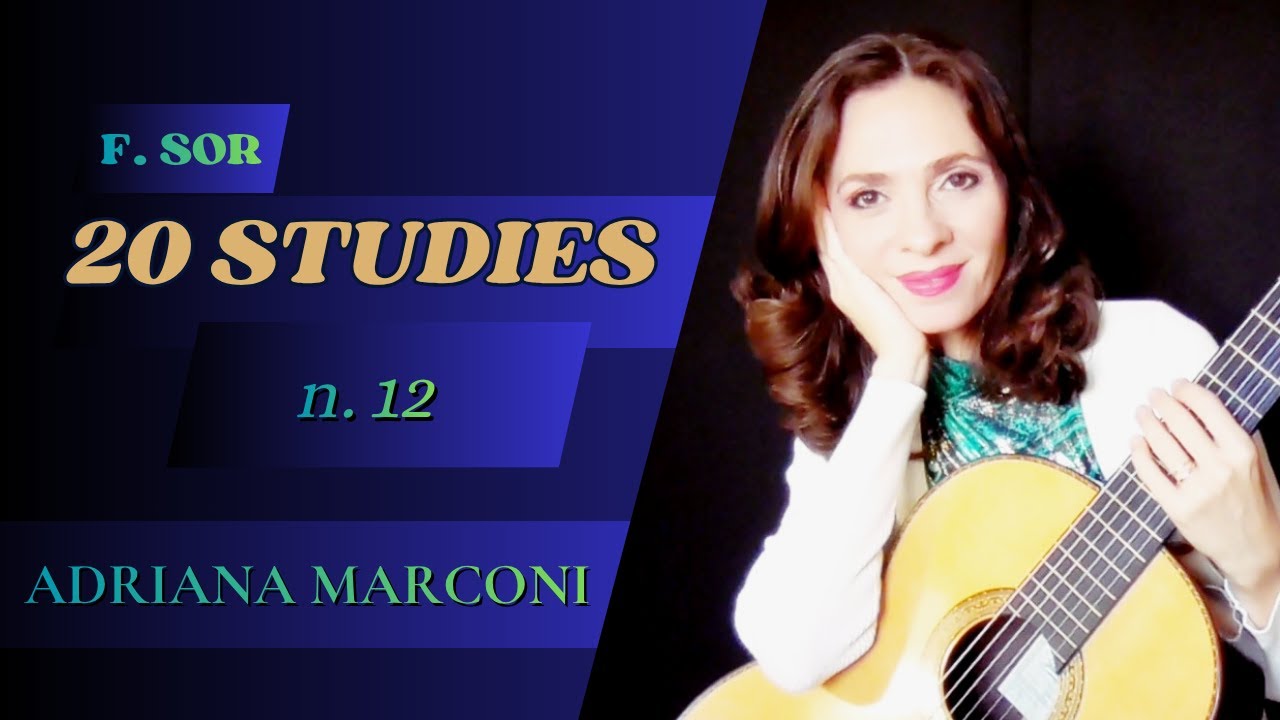 F. Sor: Study n. 6 op. 6 (Study n. 12 Sor/Segovia). Guitarist: Adriana Marconi