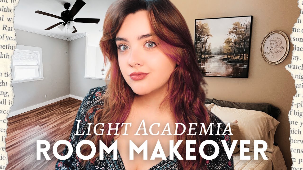 turning my guest room into a light academia dream 📖☁️ | Room Makeover