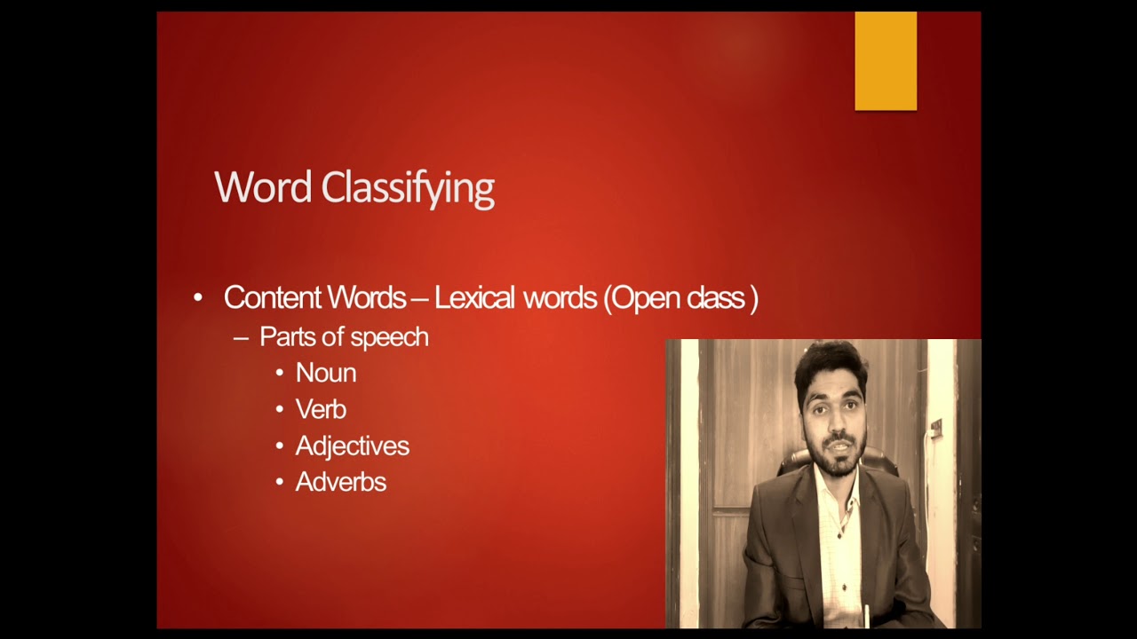Morphology and Syntax Part II