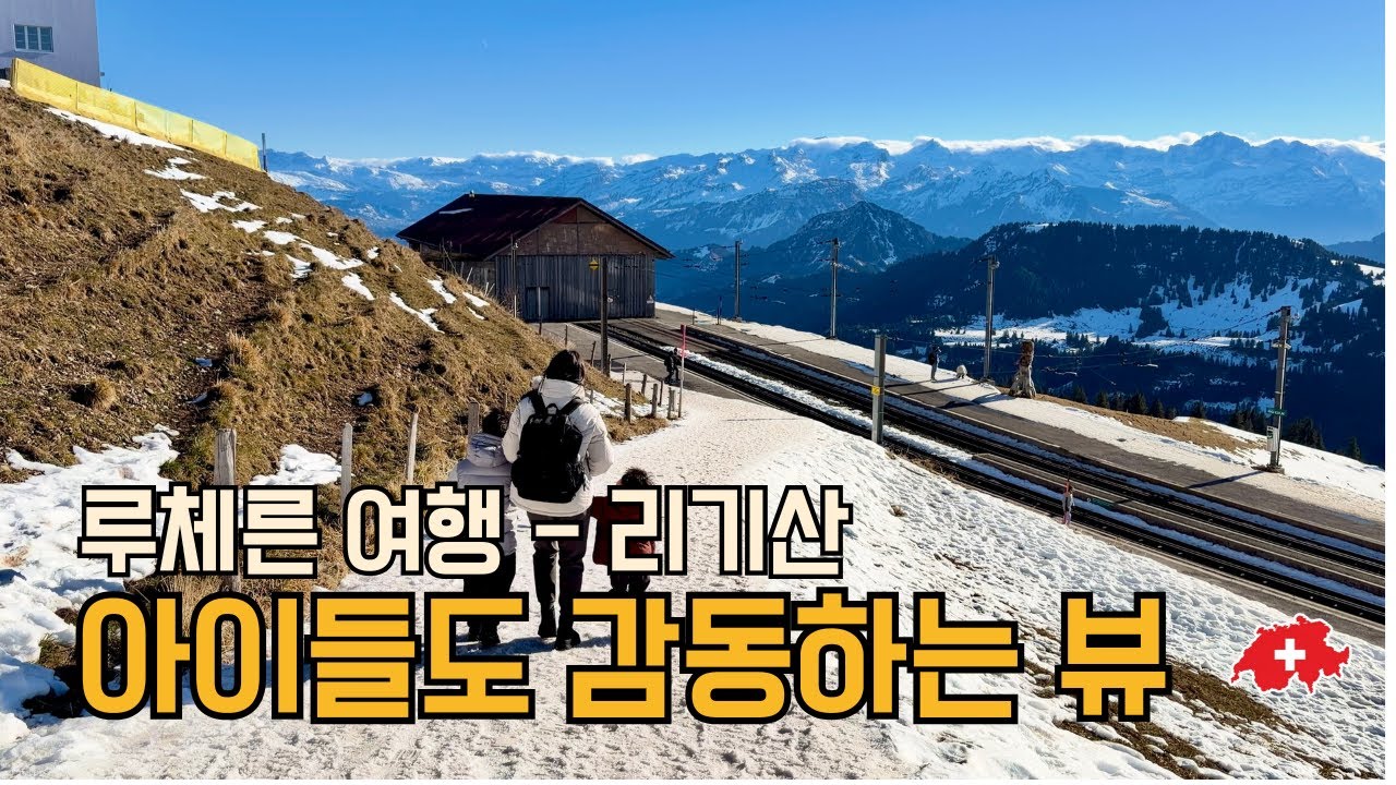 🏔️ 리기산 완벽 코스! 배·기차·케이블카로 즐긴 스위스 하루 | 쭌이의 주말