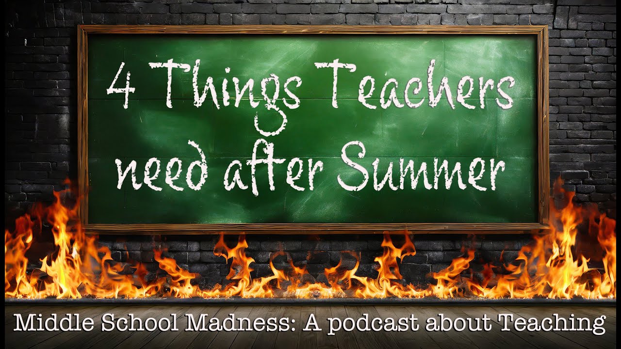 4 Things Every Teacher Needs after Summer break! Not what you think