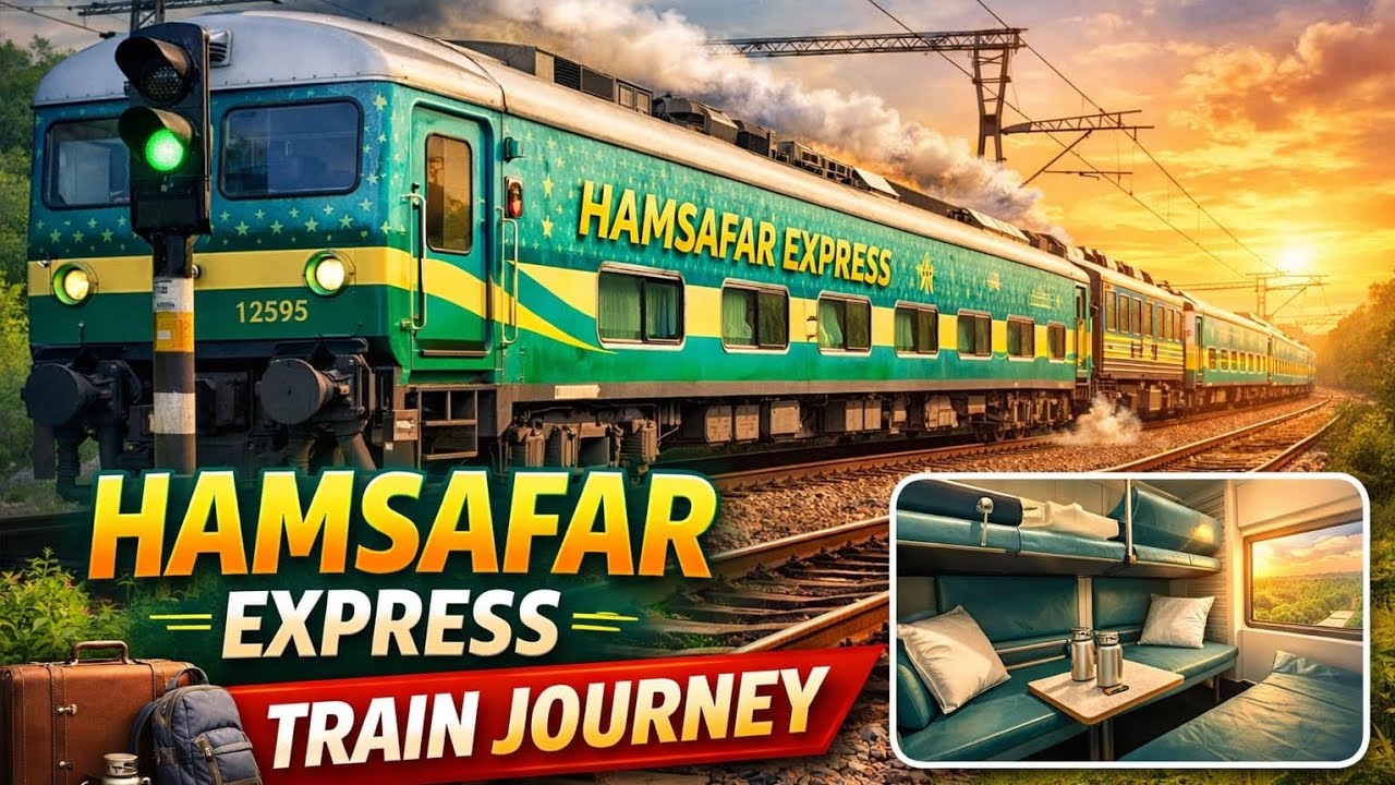 Hamsafar Express Train Journey | Full Review & Experience 🚆🇮🇳