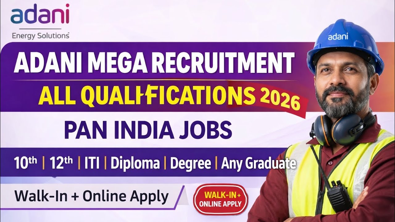 Adani Energy Solutions Hiring 2026 | Walk-In Drive Bhubaneswar & Kolkata | PAN India Jobs