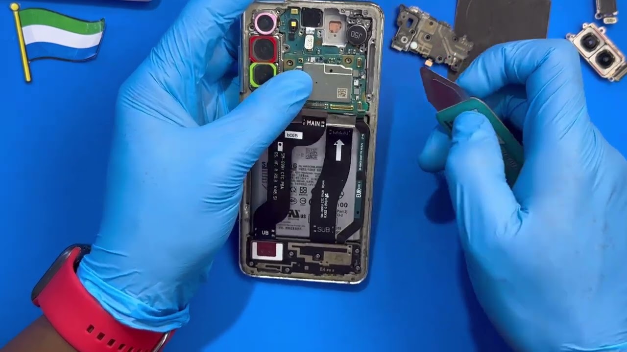 Замена задней камеры Samsung S21
