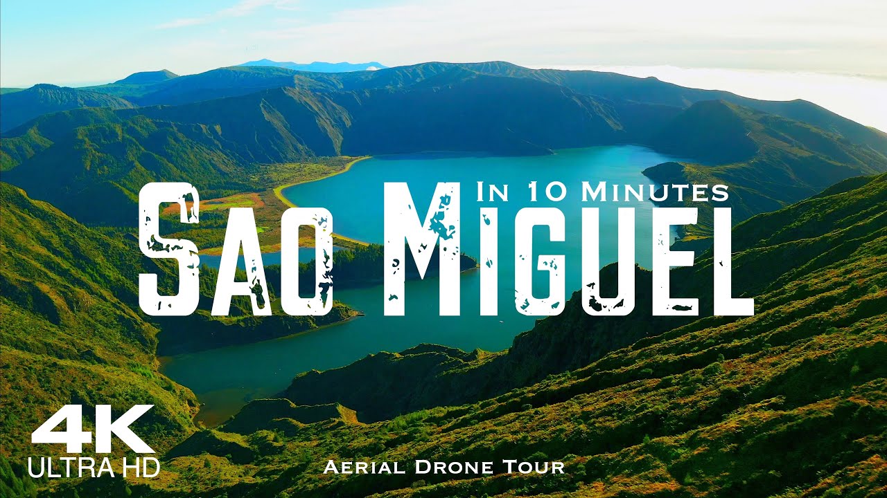 São Miguel Island 🇵🇹 Drone Aerial 4K Sao Miguel | Azores Açores Portugal