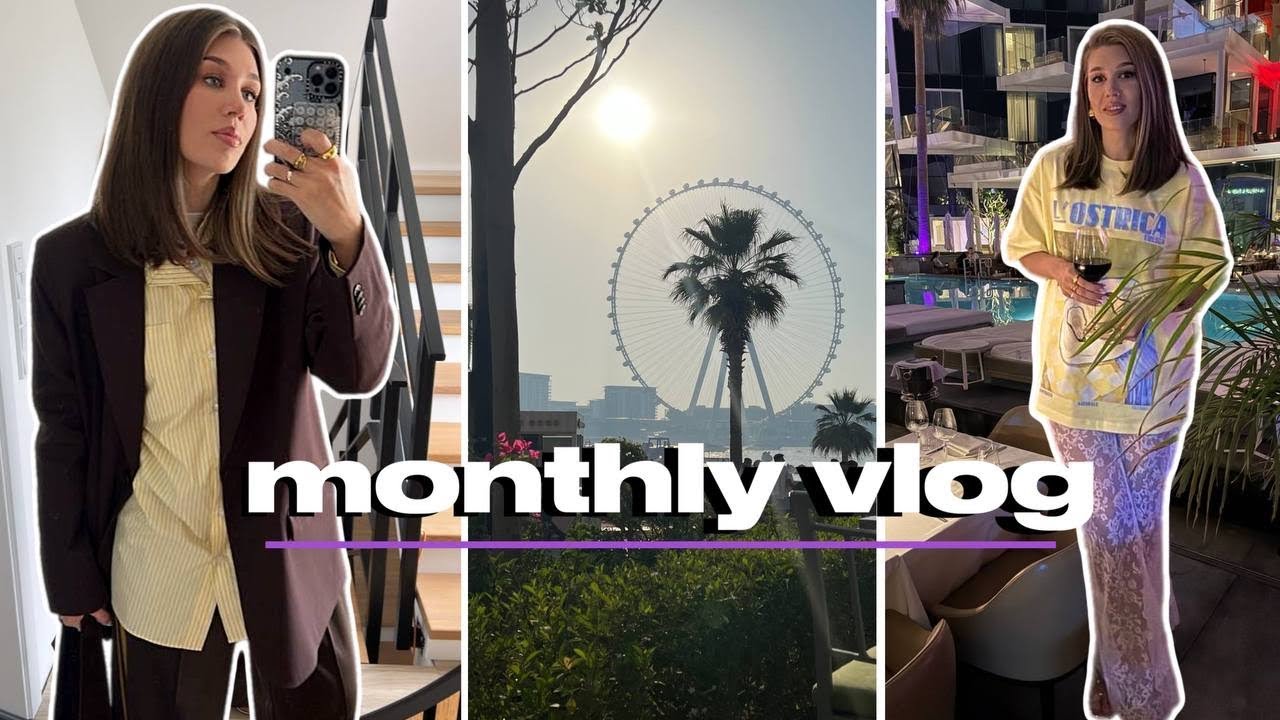 Monthly Vlog | Where I've Been, Easter, Housework, Flying Alone to Dubai, New Clothes | MrsWikie5
