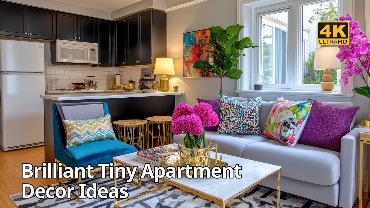 Brilliant Tiny Apartment Decor Ideas: Maximize Space, Style & Comfort!