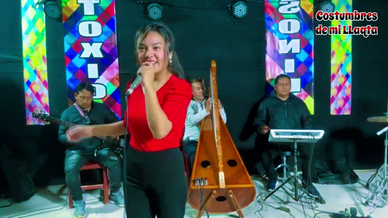 Huayno con arpa  Erika poma