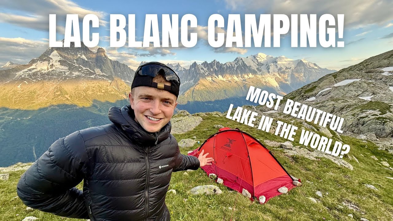 WILD CAMPING IN THE ALPS WITH A IRISH STRANGER - THIS LAKE!!!