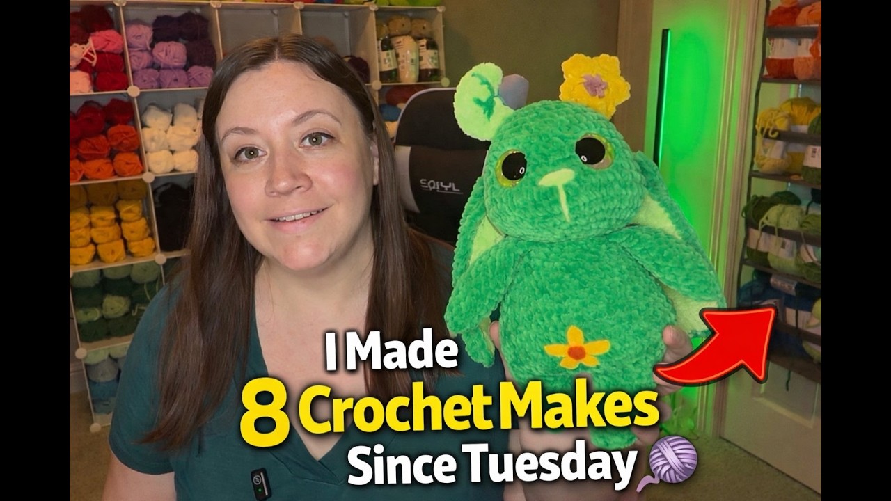I Made 8 Crochet Projects in Just a Few Days... 🧶