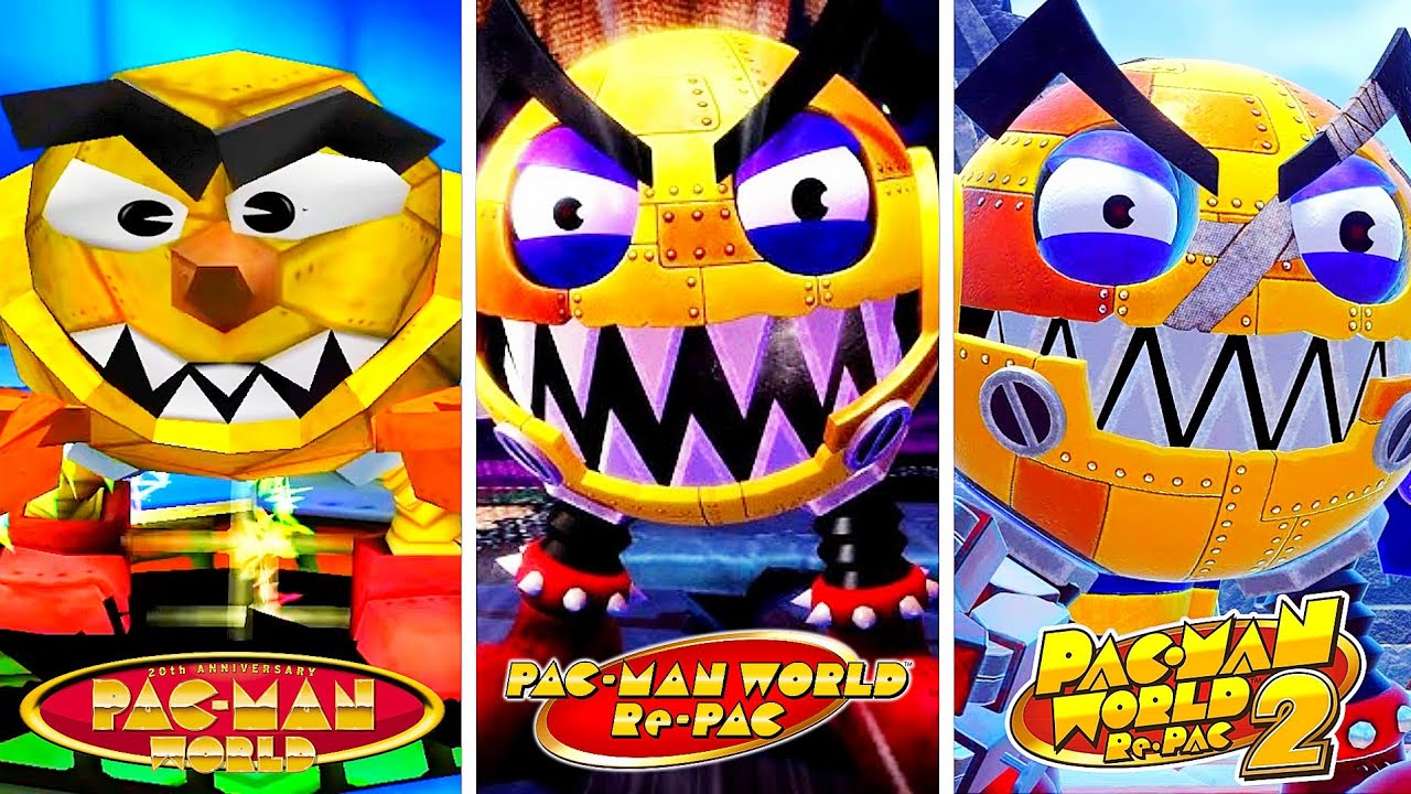 Pac-Man World Re-Pac 2 - Final Boss Toc-Man Comparison (PS1 vs. PS5)