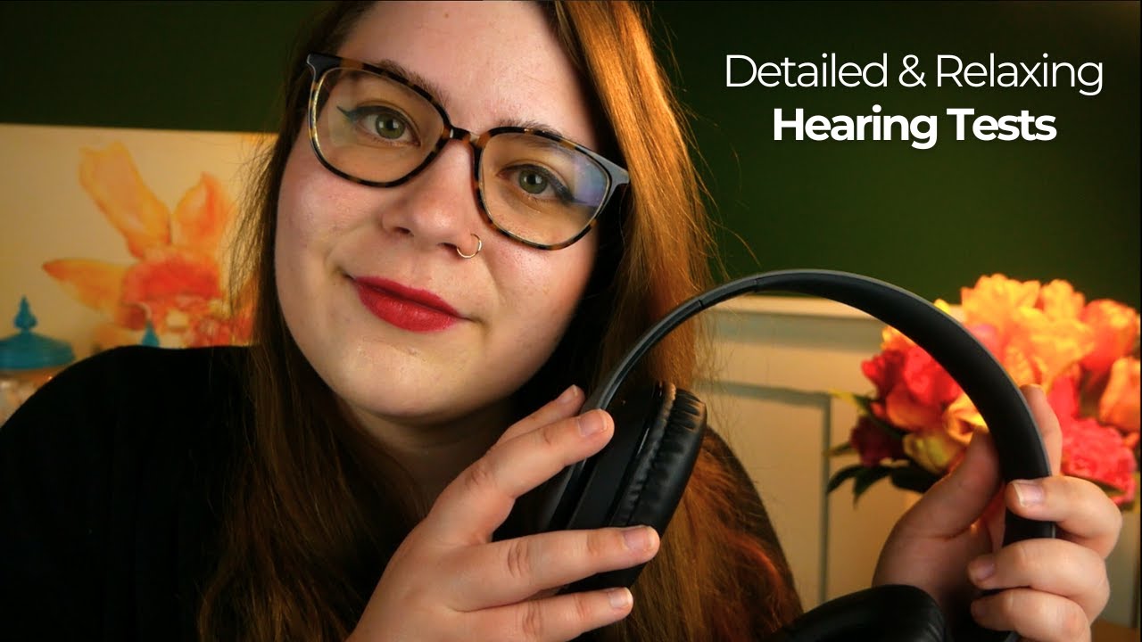 Super Comprehensive Hearing Examination (Fishbowl Effect, Beep Tests, Headphones) 🩺 ASMR Roleplay