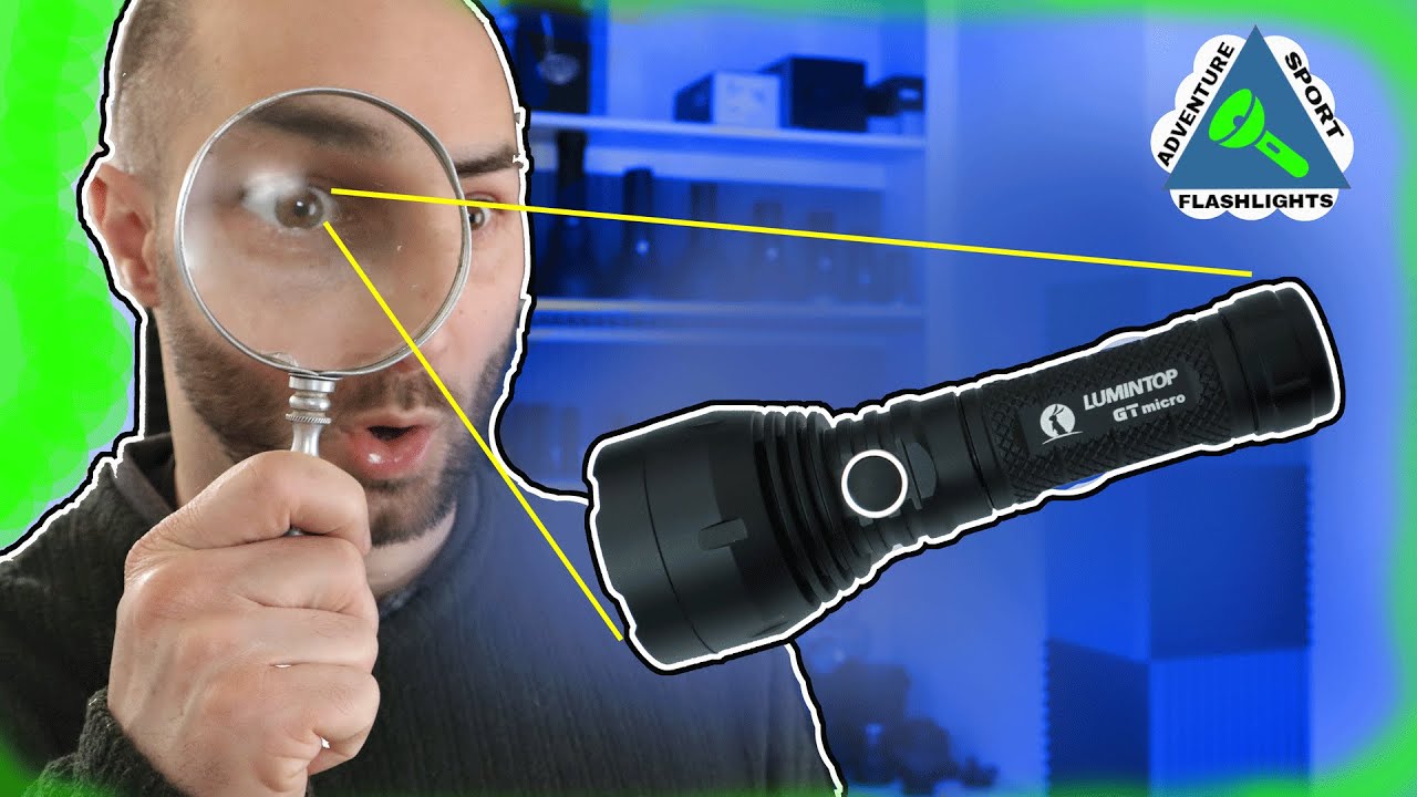 Lumintop GT MICRO 1000 Lumen Pocket Thrower.