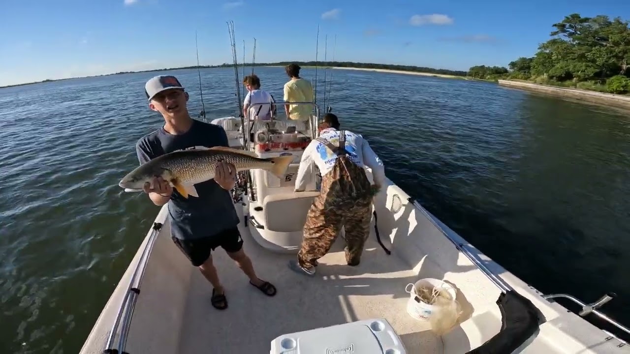 Fishing with Reel Action at Little River Inlet