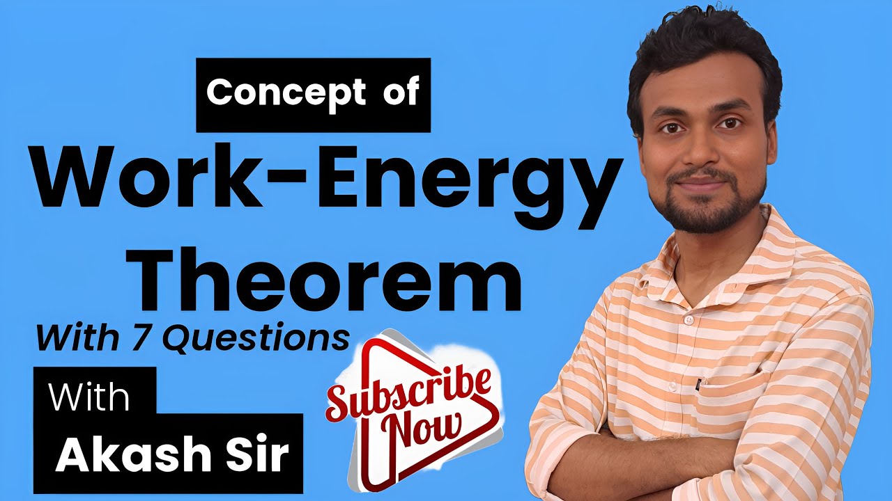 WEP | Concept of Work-Energy Theorem with NEET, JEE & CBSE Practice Questions | #asdphysics