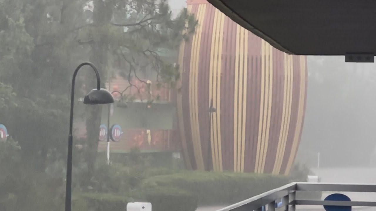 Crazy storm at Disney All Star Music Resort, May 2025