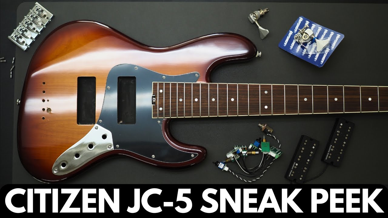 Citizen 5-string Bass (Model JC) Sneak Peek
