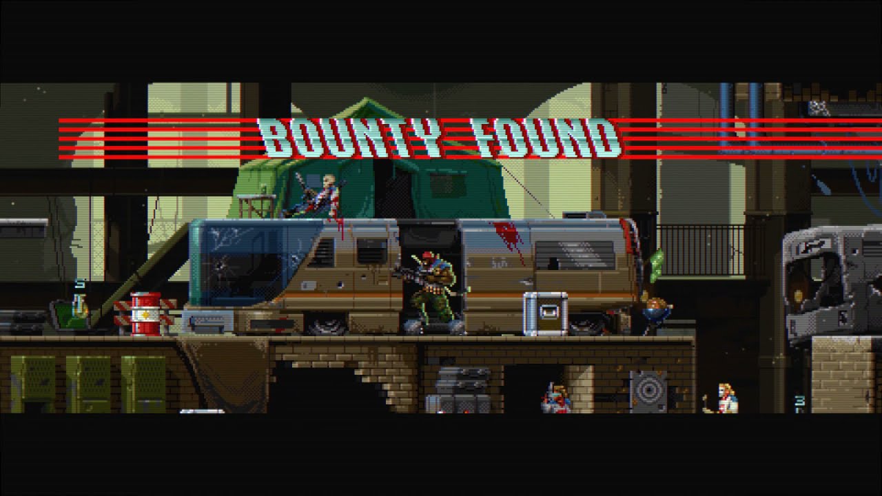 Huntdown: Stage 2-3 Hard-Knock Murdoch, Badass Difficulty, , All stash, No Damage
