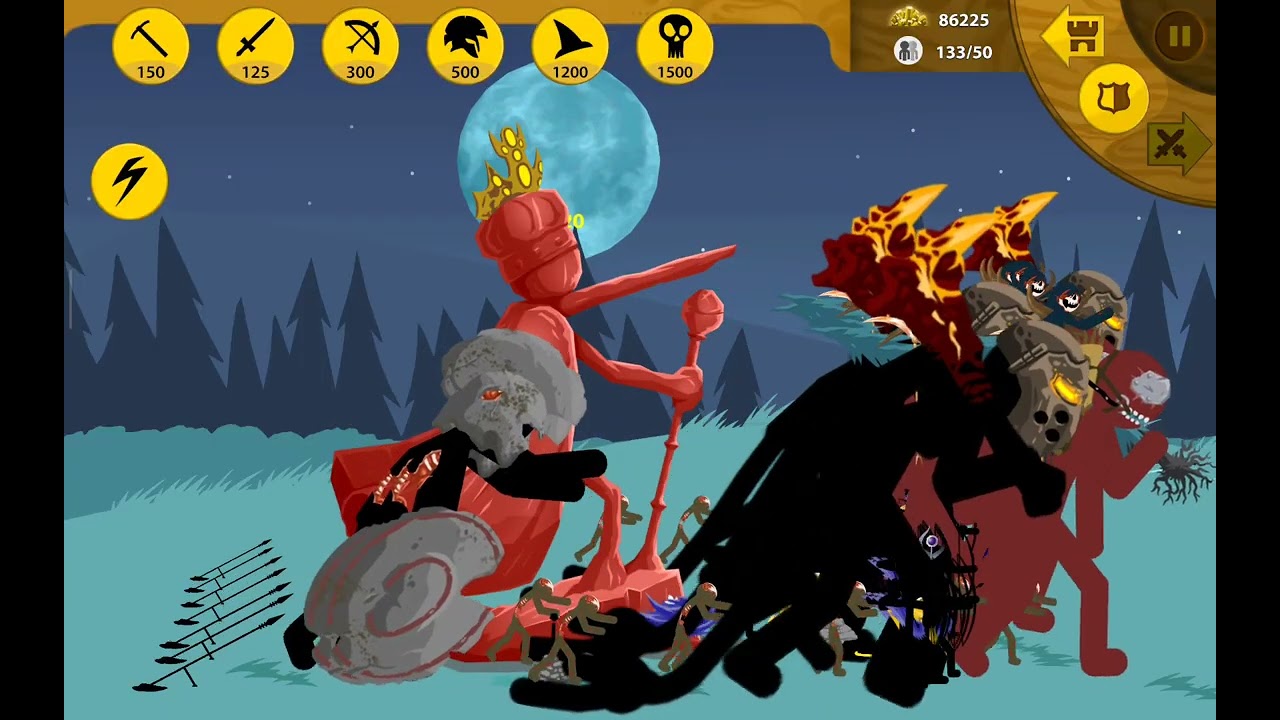 Chơi stick war zombie 69-74 sikalo