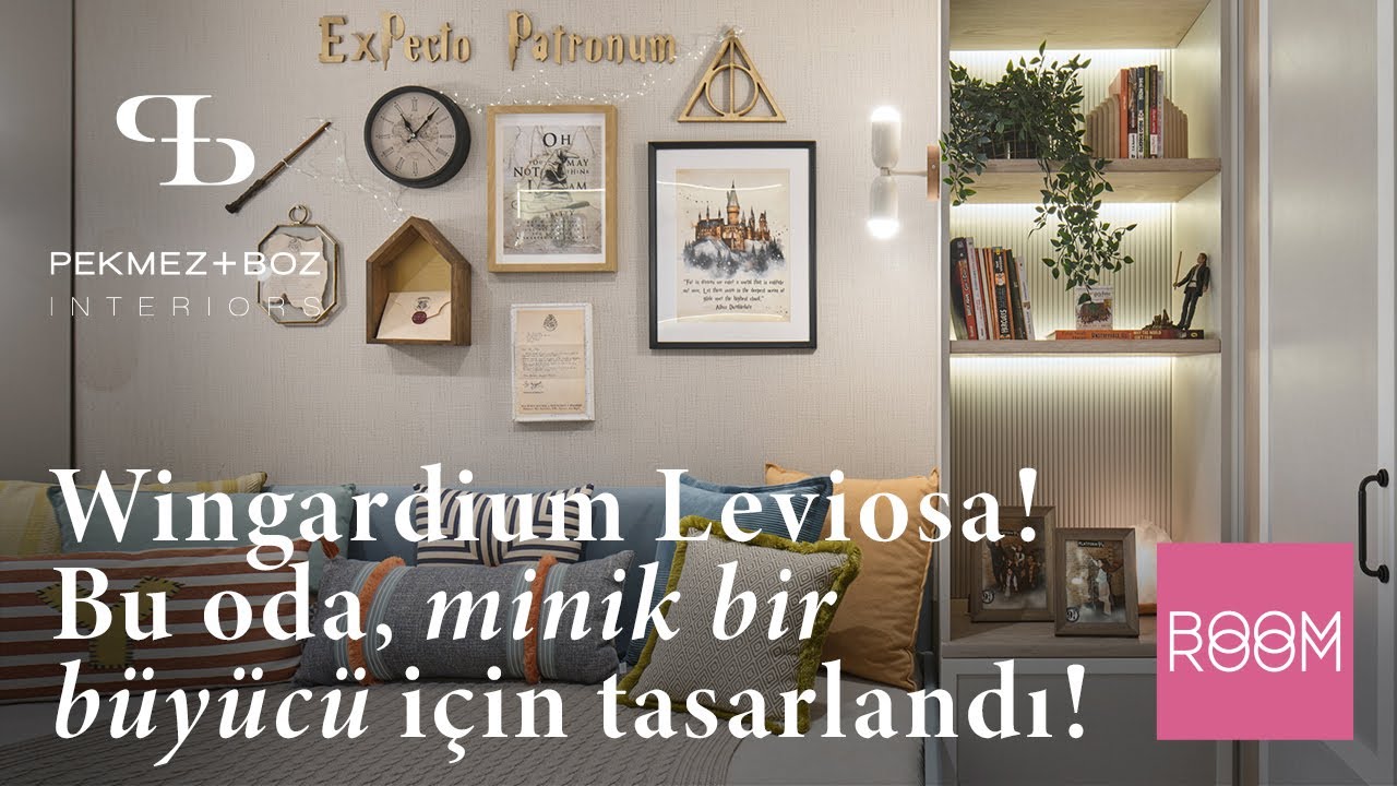 Wingardium Leviosa! Bu oda, minik bir büyücü için tasarlandı!