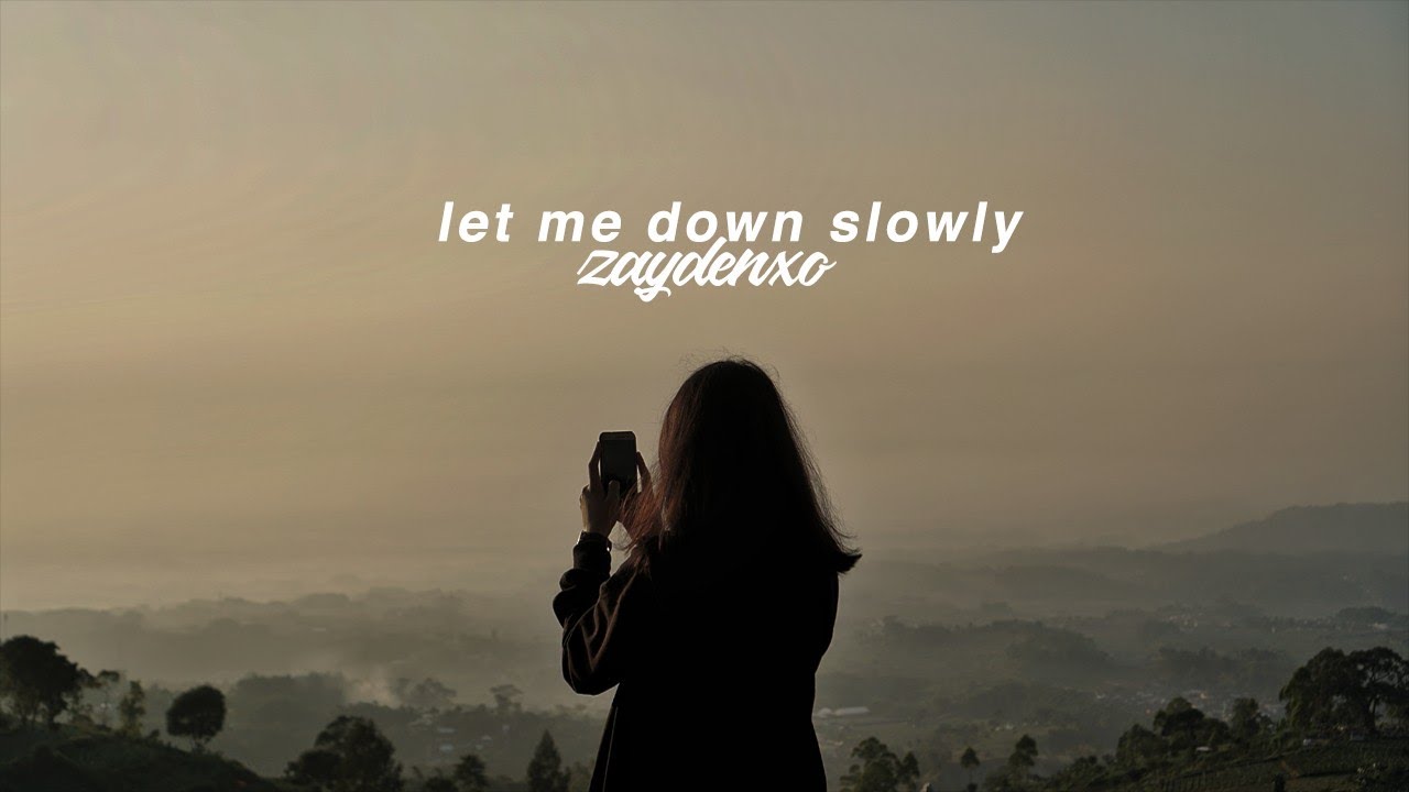 let me down slowly - alec benjamin ft. alessia cara ( slowed + reverb )