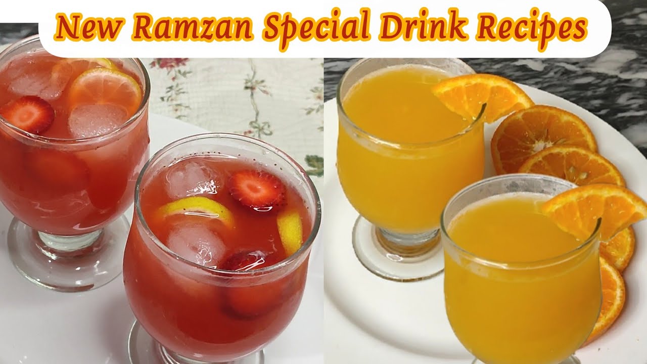 Ramadan Special New Drink Recipes | Make & Store Homemade Drinks Recipe | Ramzan Special Recipes