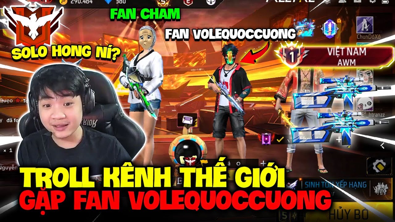 GIẢ GÁI ĐI TROLL KÊNH THẾ GIỚI MANG COMBO 2 VSK94 GÁNH TEAM LỤM TOP 1 CỰC ĐỈNH