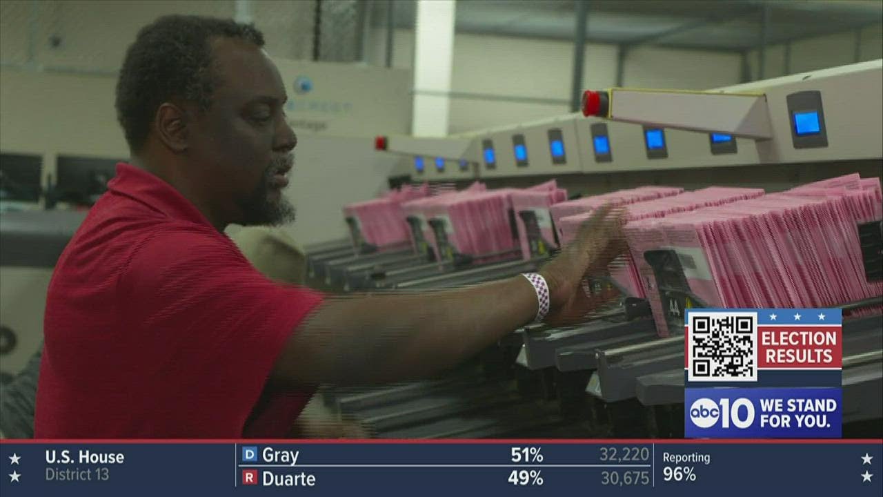 Sacramento County Elections Office continue counting ballots