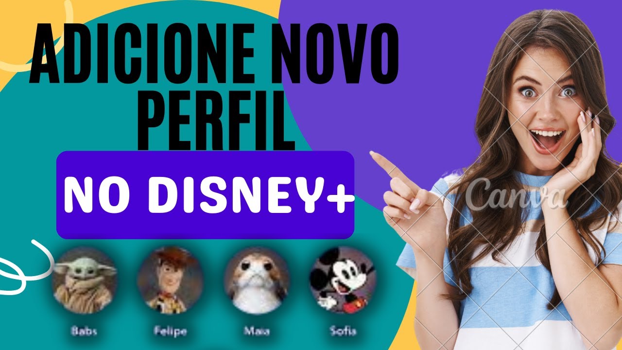 Como Adicionar Novo Perfil ao Disney Plus