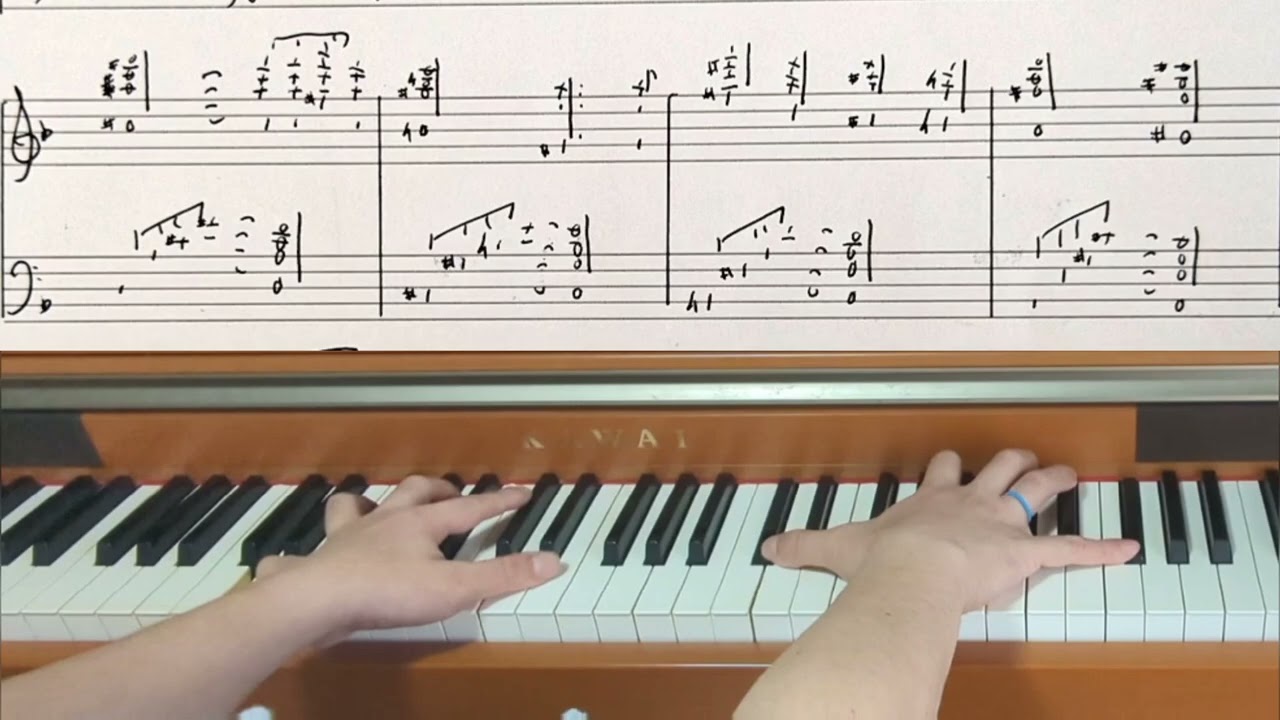 Piano Piece for World's Biggest Hands No.1465  Winter Constellations  - Original Piano Composition