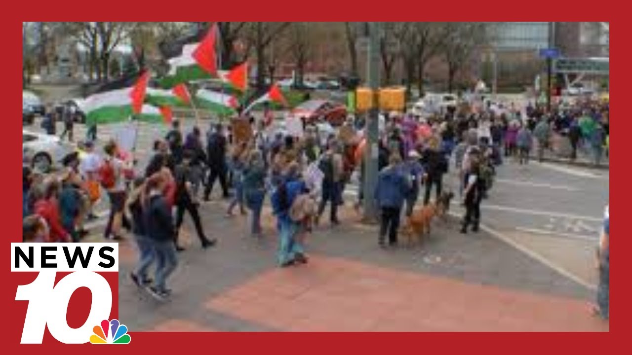 Large crowds attend rally and march in Rochester as part of National Day of Action