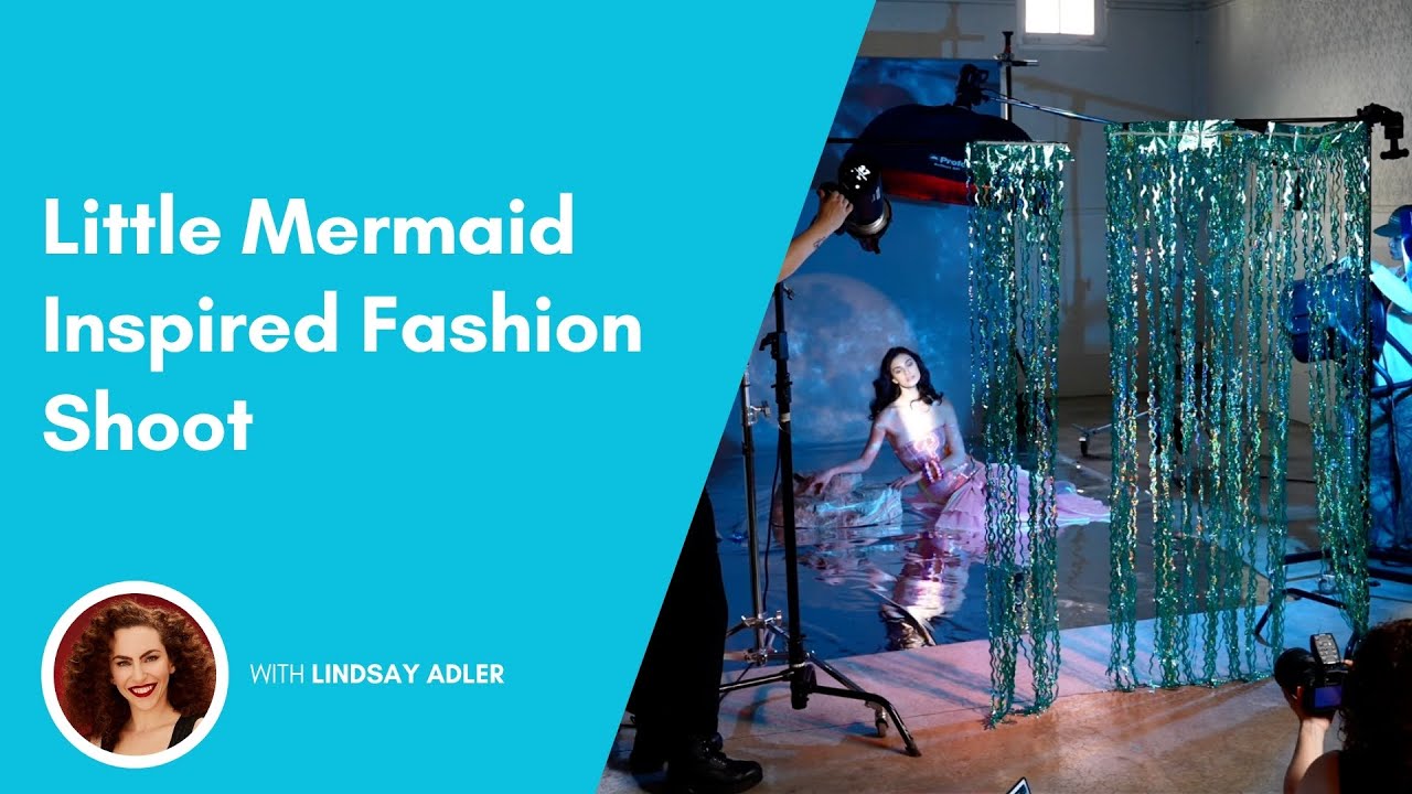 Little Mermaid Inspired Fashion Shoot | 5 Light Setup