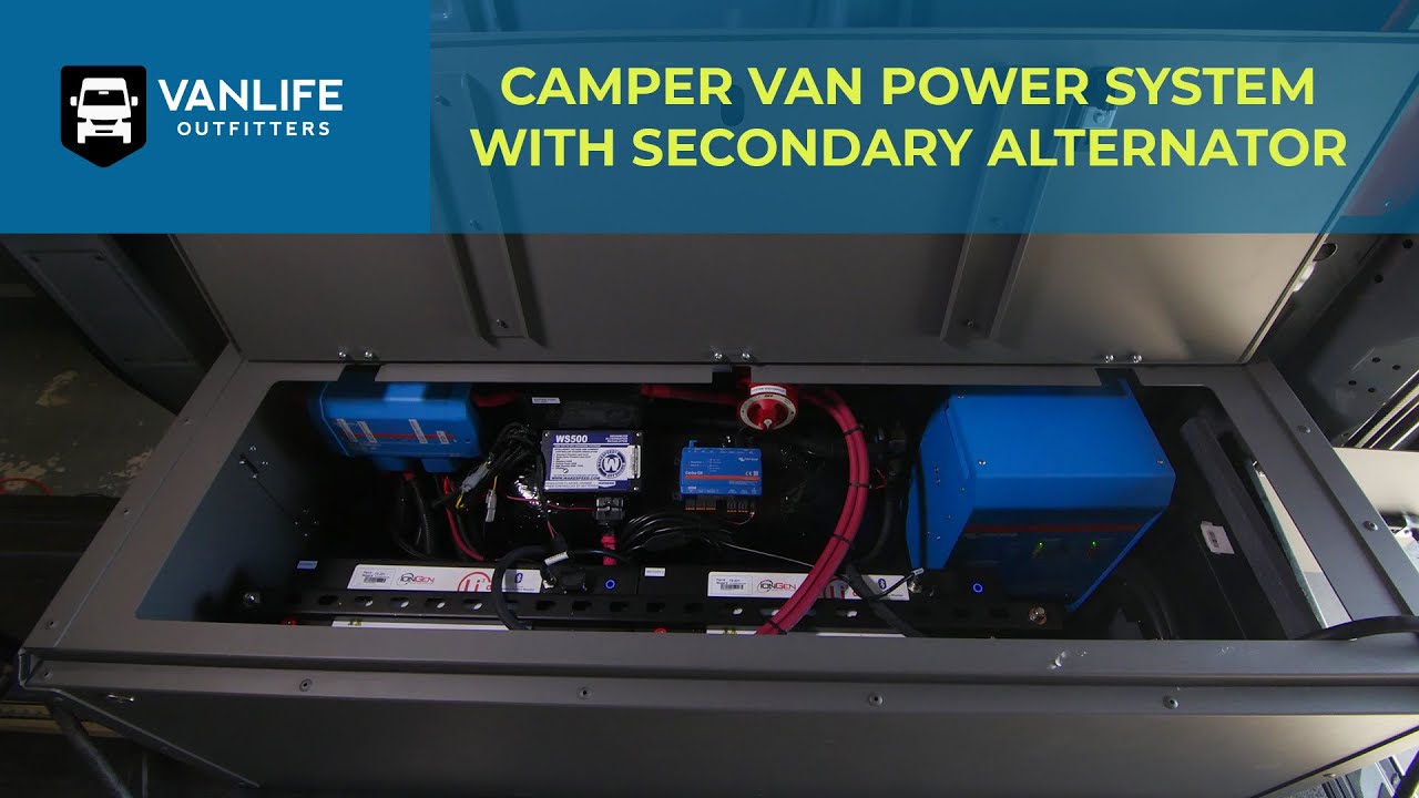 Camper Van Secondary Alternator Electrical System Tour