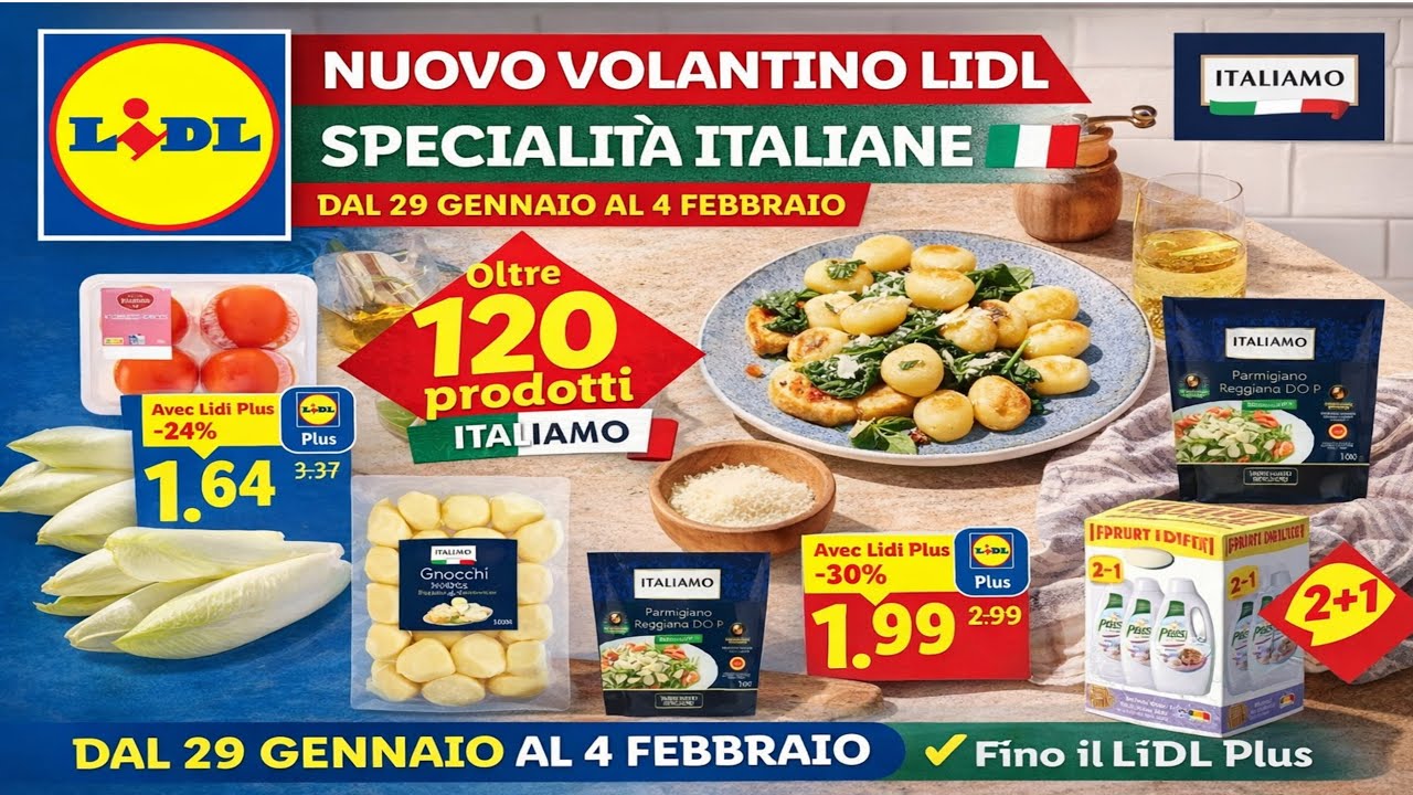 VOLANTINO LIDL FR DAL 29 GENNAIO AL 4 FEBBRAIO 2026 IN ANTEPRIMA offerte e promozioni da non perdere