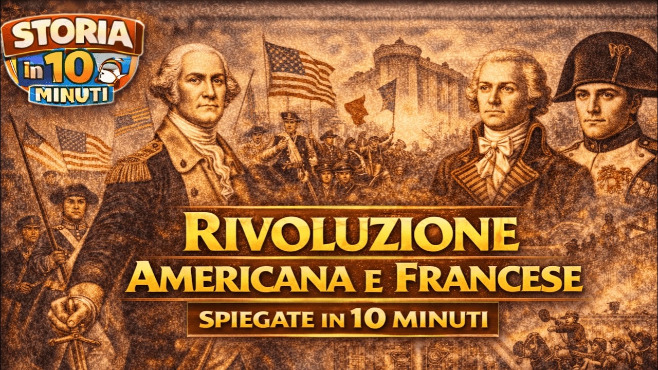 Rivoluzione americana e francese spiegate in 10 minuti – Nascita degli Stati moderni