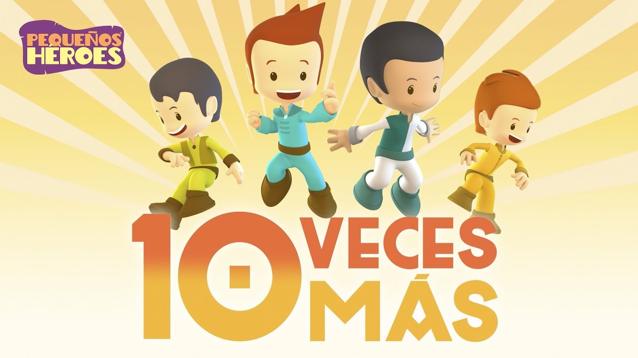 DIEZ VECES MAS | Daniel y los leones 🔥🦁 - Cancion infantil | PEQUEÑOS HEROES