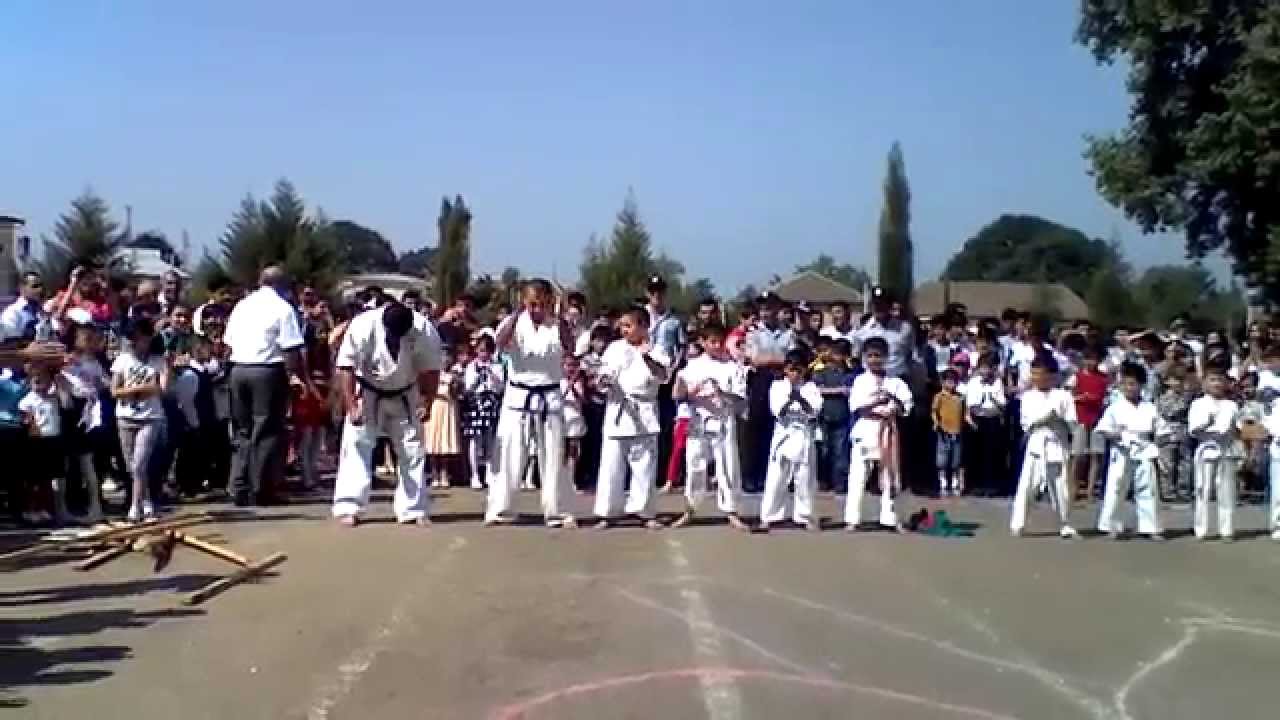 3 sayli orta mekteb son zeng kyokushin karate.