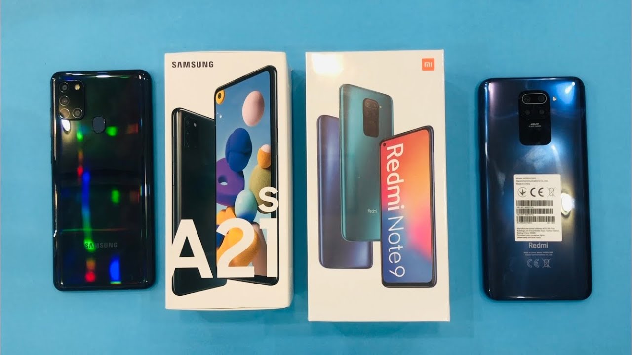 Samsung Galaxy A21s vs Xiaomi Redmi Note 9