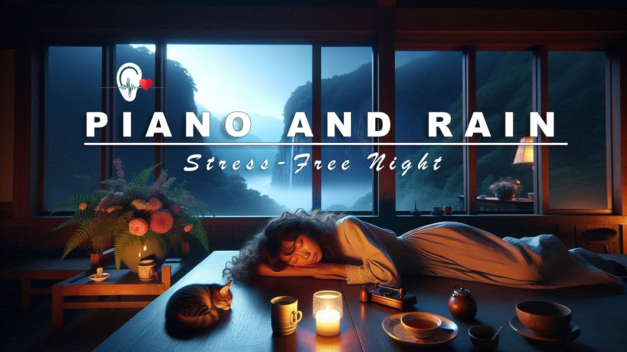 Relaxing Piano and Rain to Help You Sleep Fast 🌙  | Quick and Deep Sleep Music