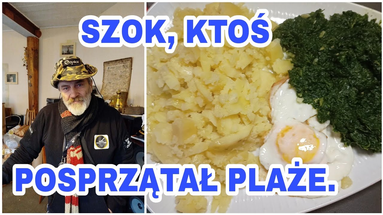 Ten sezon może być na bogato, plaże czyste czekają na fanty od turystów,szpinak i jajka na talerzu.