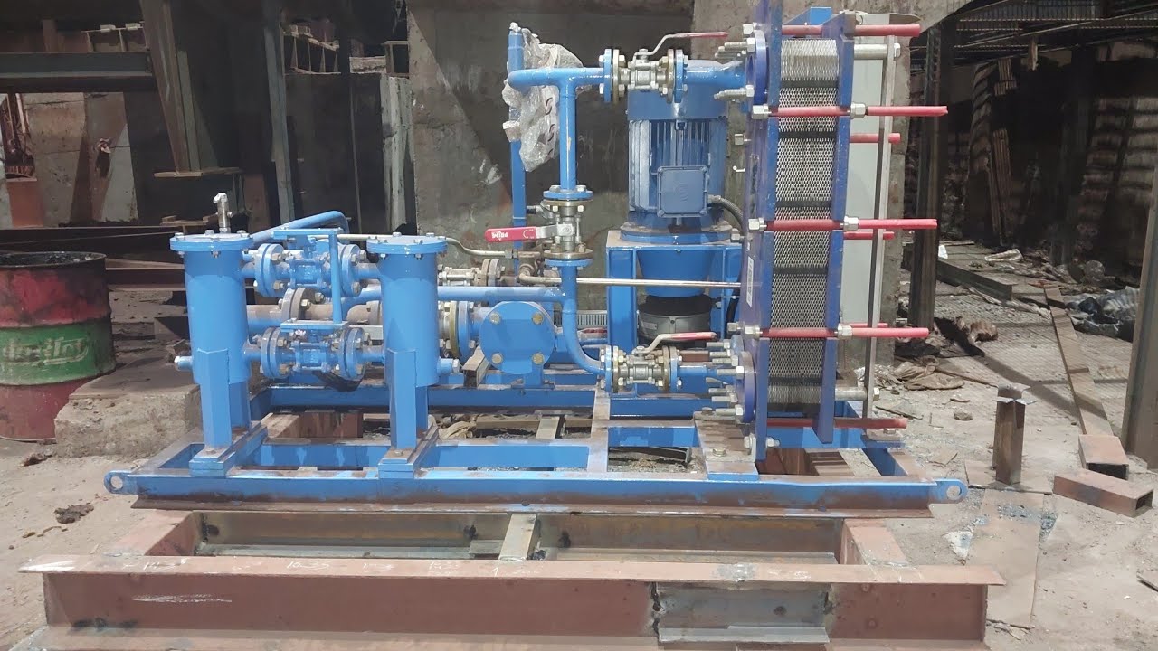 Ballmill Lubrication System LP Pump ,HP Pump, Heatexchenzer Gear Pump Discharge Video
