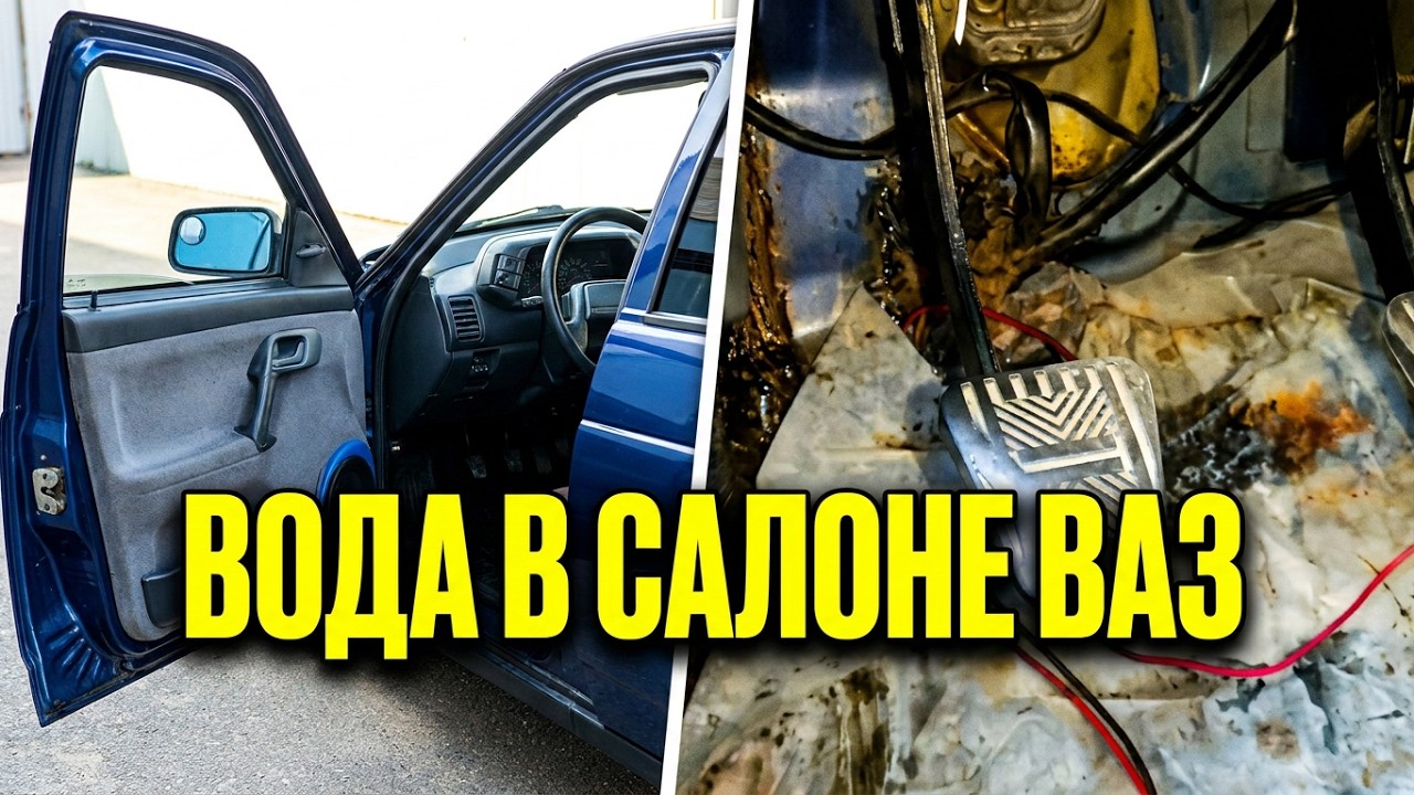 Протекает вода в салон ВАЗ 2110-12, несколько новых причин и как устранить протекание. doRABOTKA