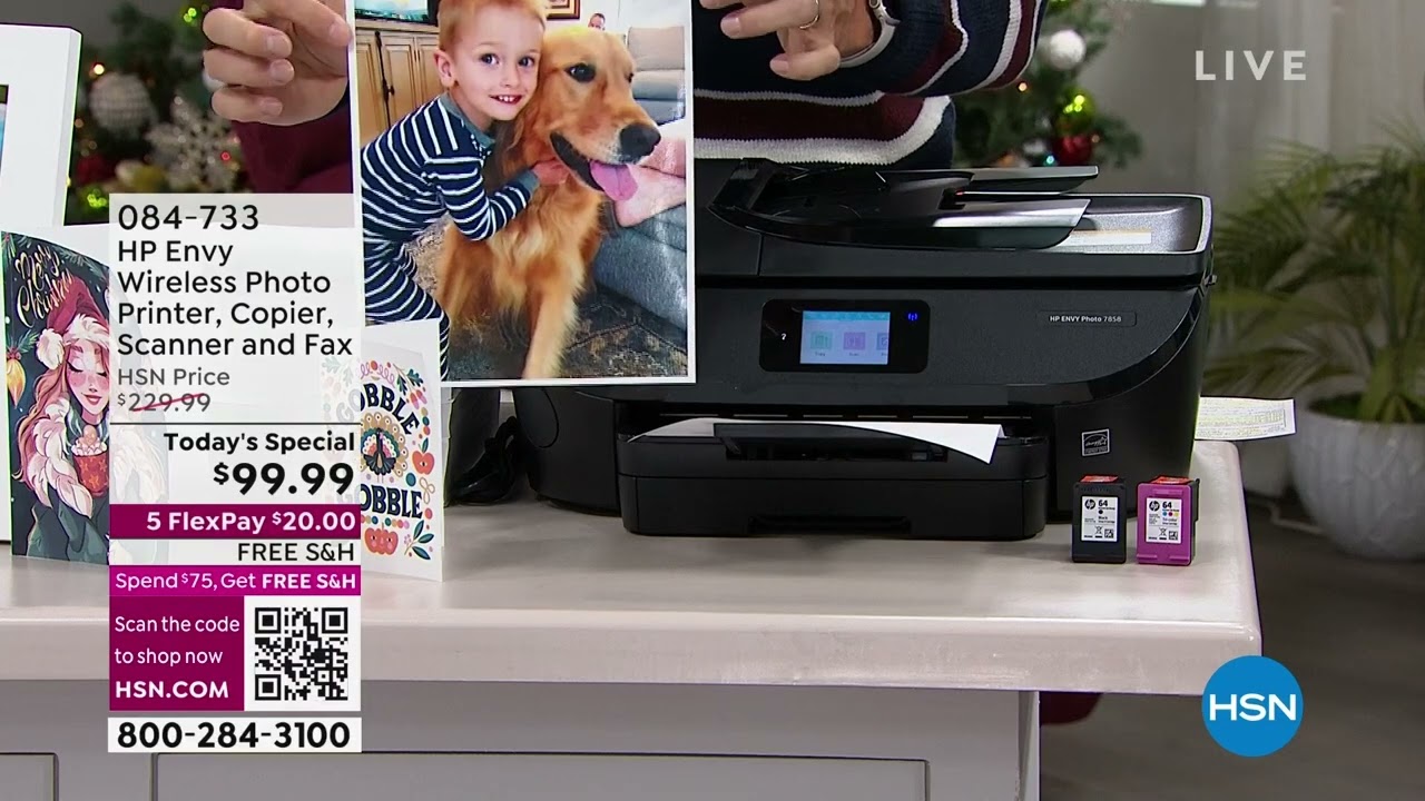 HP Envy Wireless Photo Printer, Copier, Scanner   Fax wi...