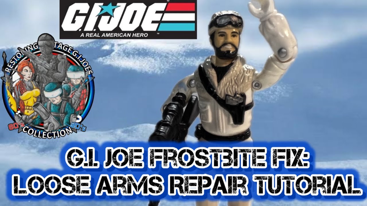G.I. Joe Frostbite Fix: Loose Arms Repair Tutorial #gijoetoys