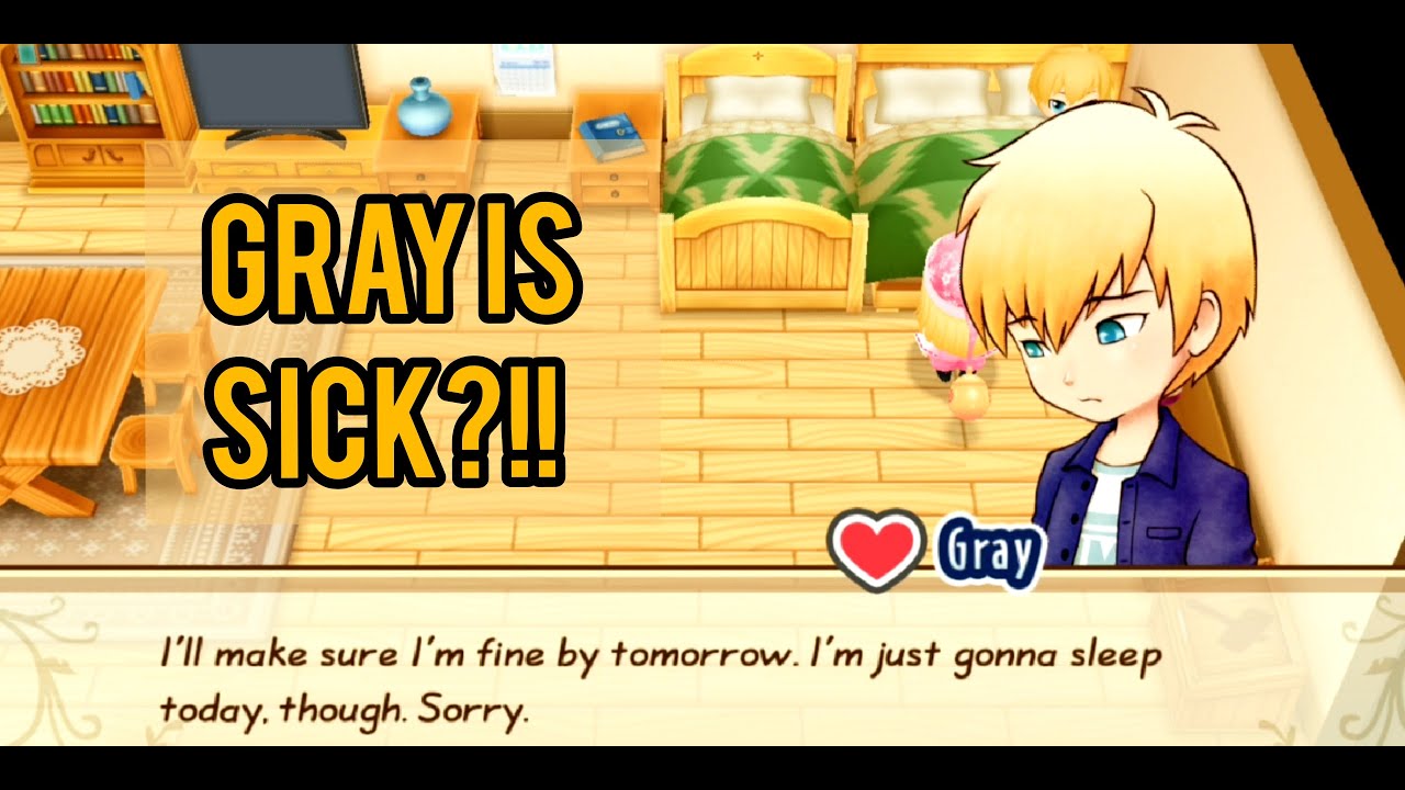 Gray is sick? After Marriage Event: Story of Seasons Harvestmoon FoMT